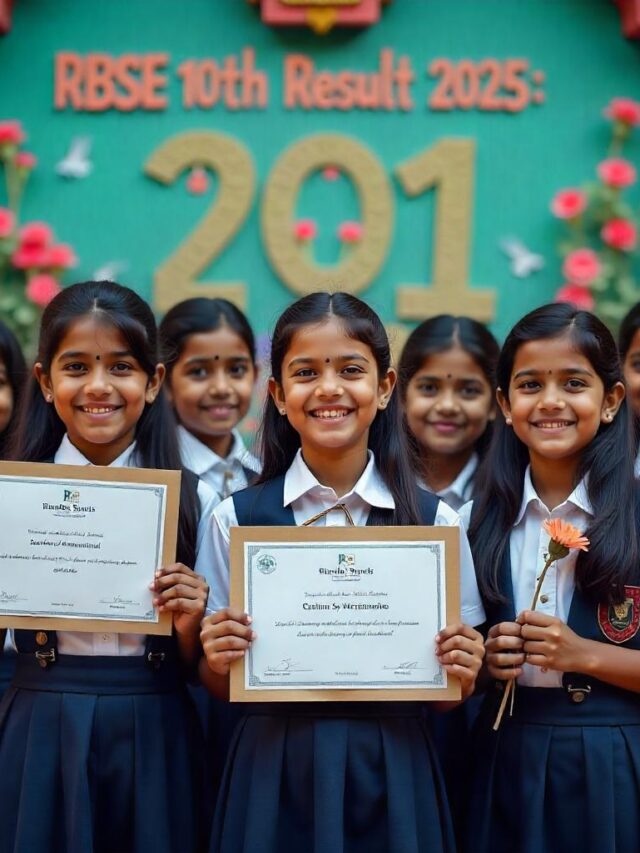 RBSE 10th Result 2025: लड़कियों का जलवा