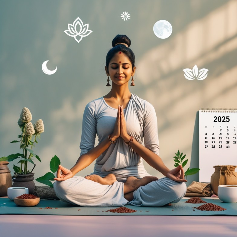 "Natural hormone balance concept for Indian women in 2025 using ayurvedic remedies"